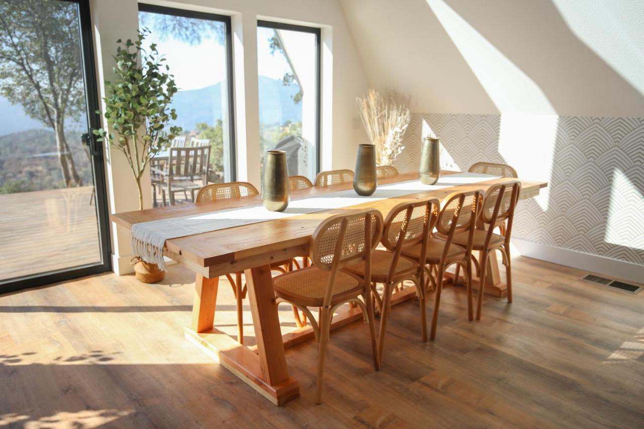 High End A-Frame - Hot Tub - Awesome Views - Yosemite - Electric Vehicle Friendly - Sleeps 10 Villa Oakhurst Eksteriør bilde