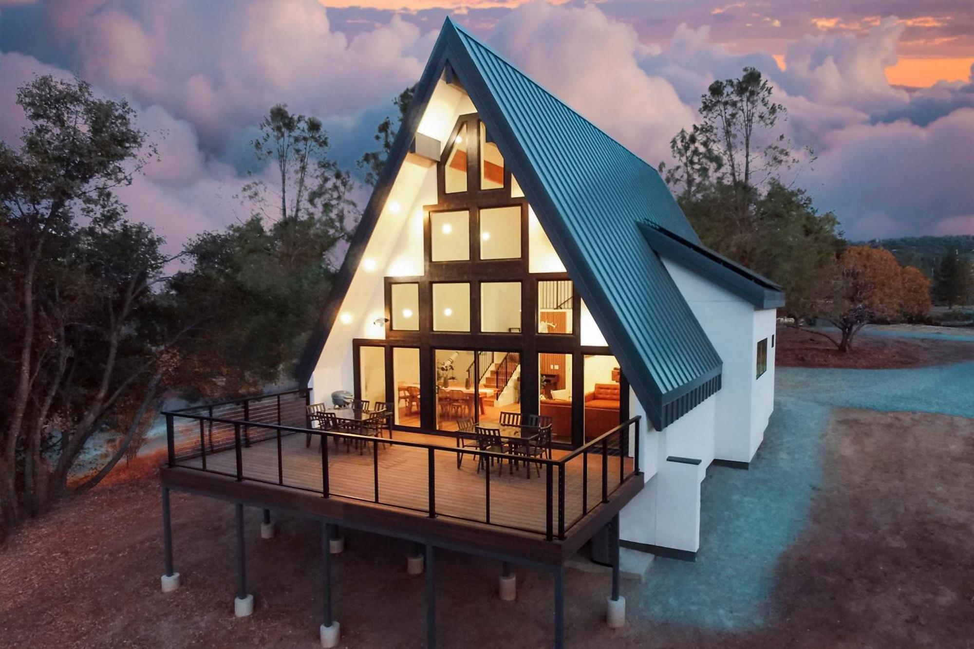 High End A-Frame - Hot Tub - Awesome Views - Yosemite - Electric Vehicle Friendly - Sleeps 10 Villa Oakhurst Eksteriør bilde