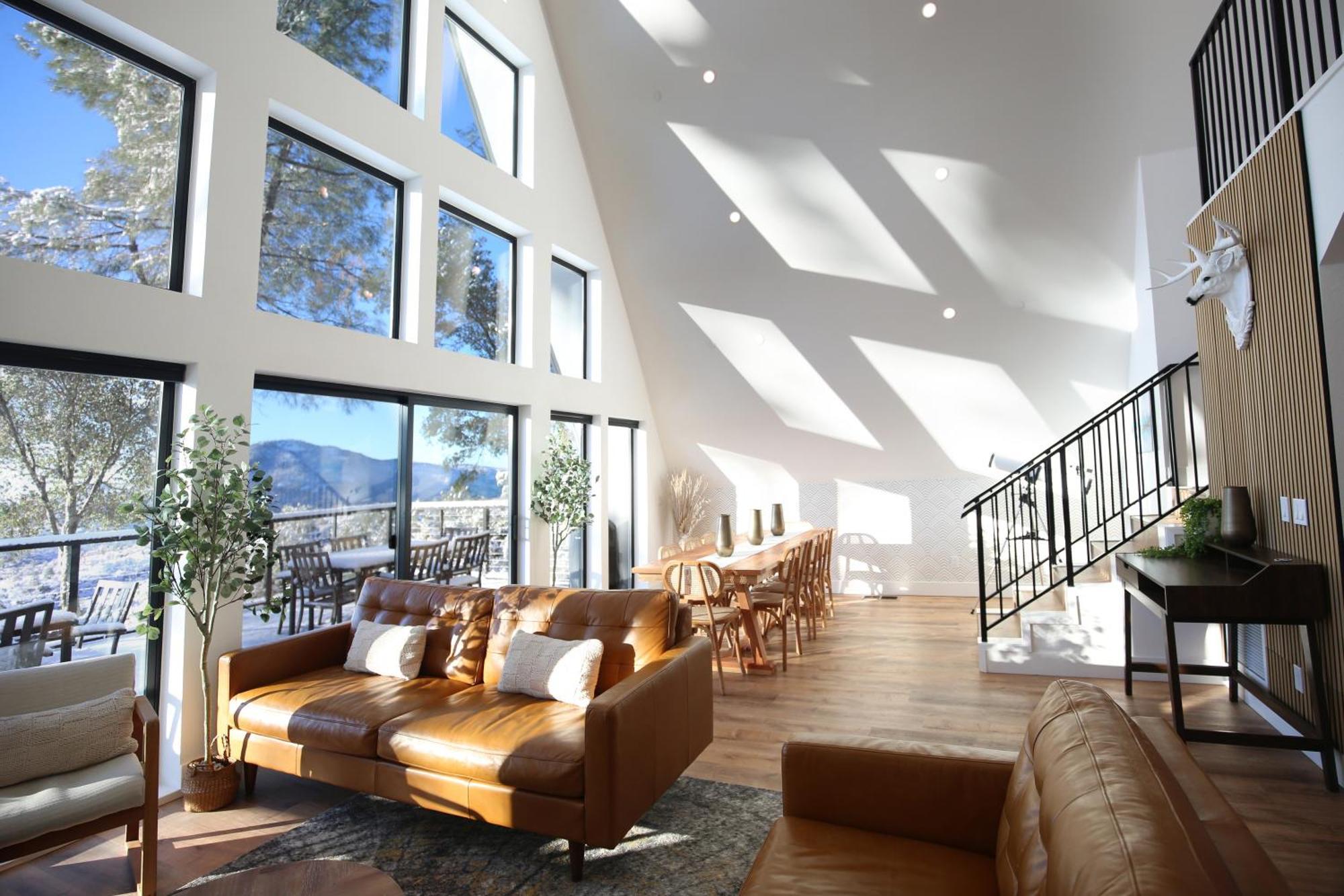 High End A-Frame - Hot Tub - Awesome Views - Yosemite - Electric Vehicle Friendly - Sleeps 10 Villa Oakhurst Eksteriør bilde