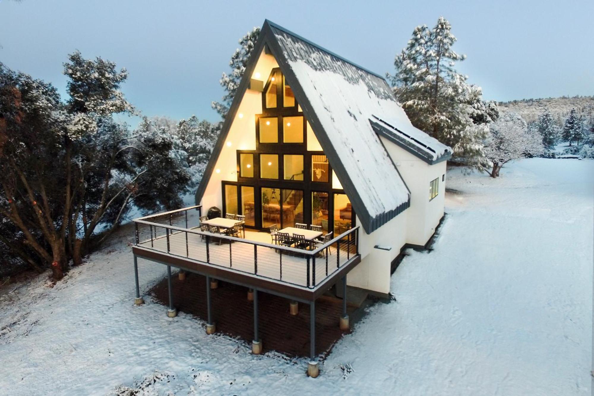 High End A-Frame - Hot Tub - Awesome Views - Yosemite - Electric Vehicle Friendly - Sleeps 10 Villa Oakhurst Eksteriør bilde